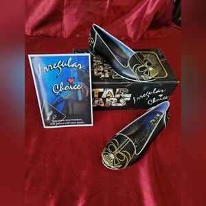 Irregular Choice Star Wars Woman's Flats I Darth Vader NEW IN BOX black 6.5 4050